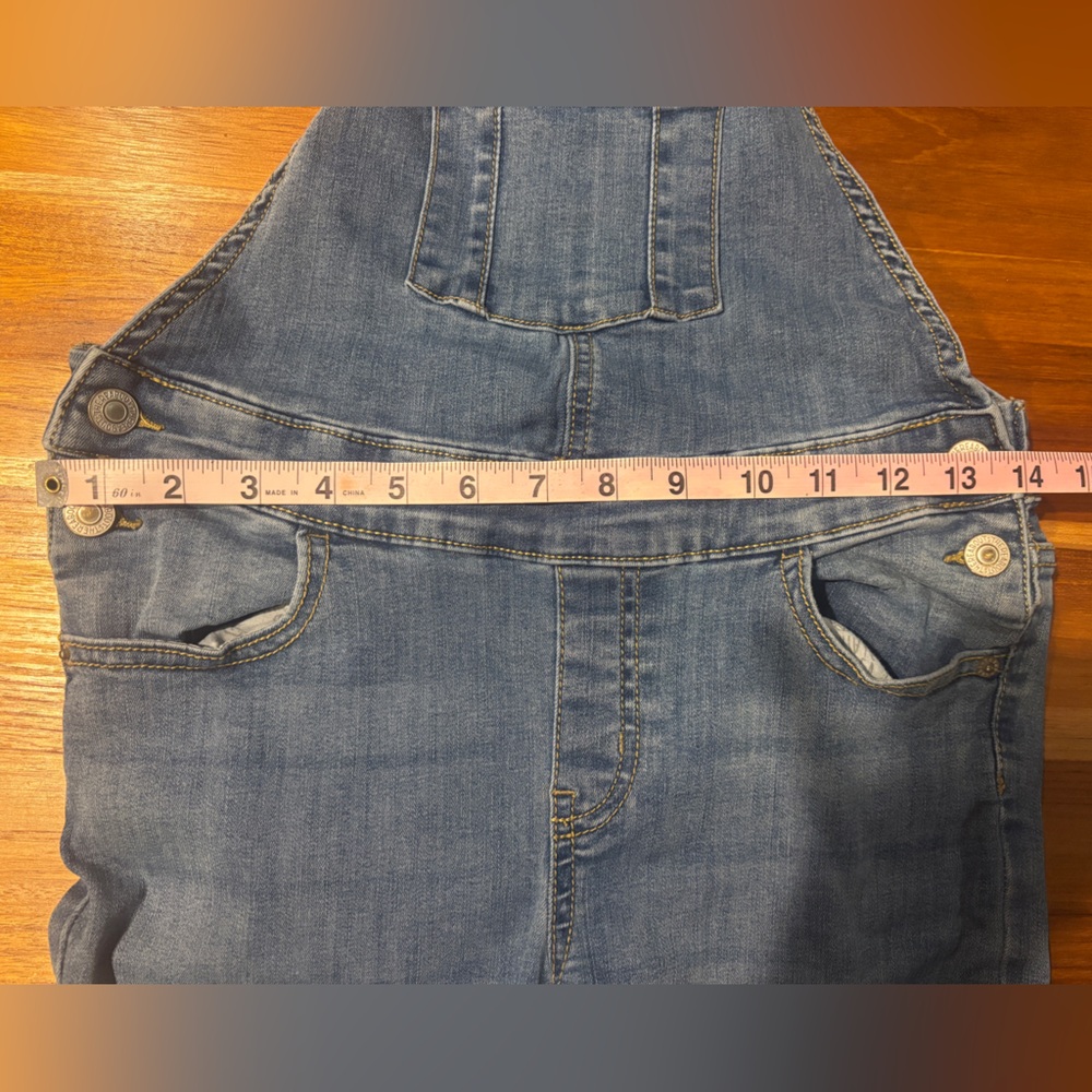 Blue Denim Overalls Girls 14 - Picture 7 of 8